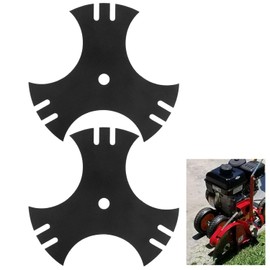Haiouus 781-0748-0637 Edger Blade - Replacement Tri-Star Trencher Blade 9 x 5/8 Center Hole Compatible with MTD/Troy-Bilt, Replaces 781-0748 40-009 490-105-M017 CMXGZAM105017 TB554 TEB515 LE 100 (2)