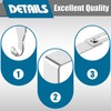 Amylove 8 Pcs Adjustable Cubicle Hanger Universal Partition Metal Cubicle