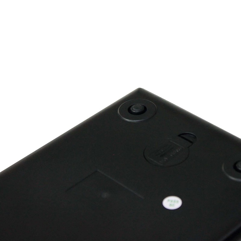 Digital Food Kitchen Scale (Black) - 4mm Glass Scale with