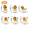 Lion Cupcake Topper, Jungle Safari Animal Cupcake Decor - Forest