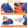 Catcan Breathable Mesh Anti Scratch Adjustable Cat Grooming Bag for