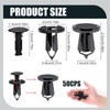 50Pcs Longer Trim Panel Fixing Clips for Carpet Lining,Universal Car