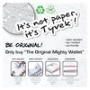 mighty wallet mighty wallet | Minimalist Tyvek Wallet | Front