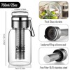 Glass Cold Brew Coffee Maker with Extended Fine Mesh Filter,