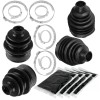 Caltric 2 Rear Axle Outer And Inner CV Boot Kit
