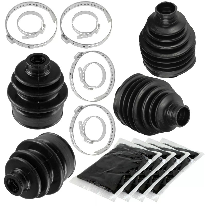 Caltric 2 Rear Axle Outer And Inner CV Boot Kit