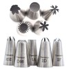 Piping Tips Large Cake Decorating Tools, 5 Pack Cake Piping
