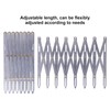 QANYEGN Punching Equidistant Ruler, Aluminum Expanding Sewing Gauge, Sewing Equidistant