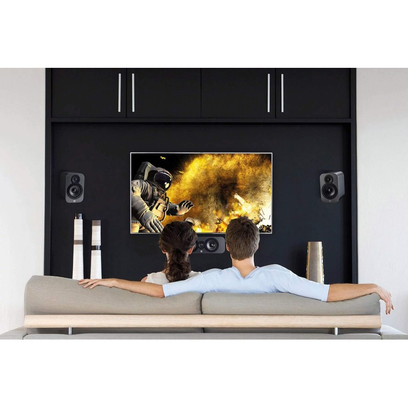Q Acoustics 3000WB (Black) - Single Wall Bracket for 3010(i),