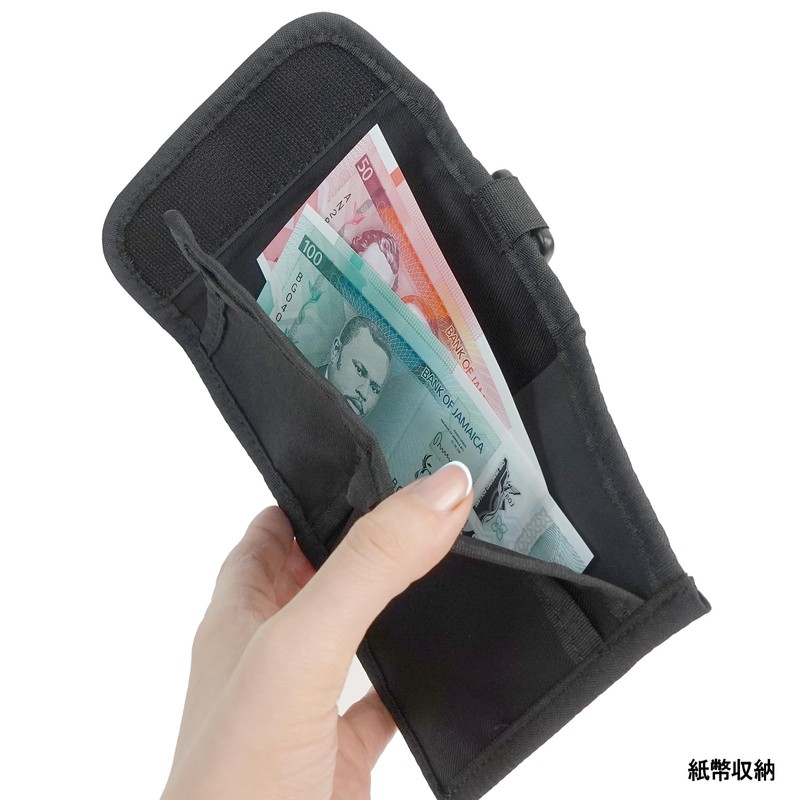 Finplus 0520652 Lee Cordura Smart Wallet Trifold Wallet Recycling Bill