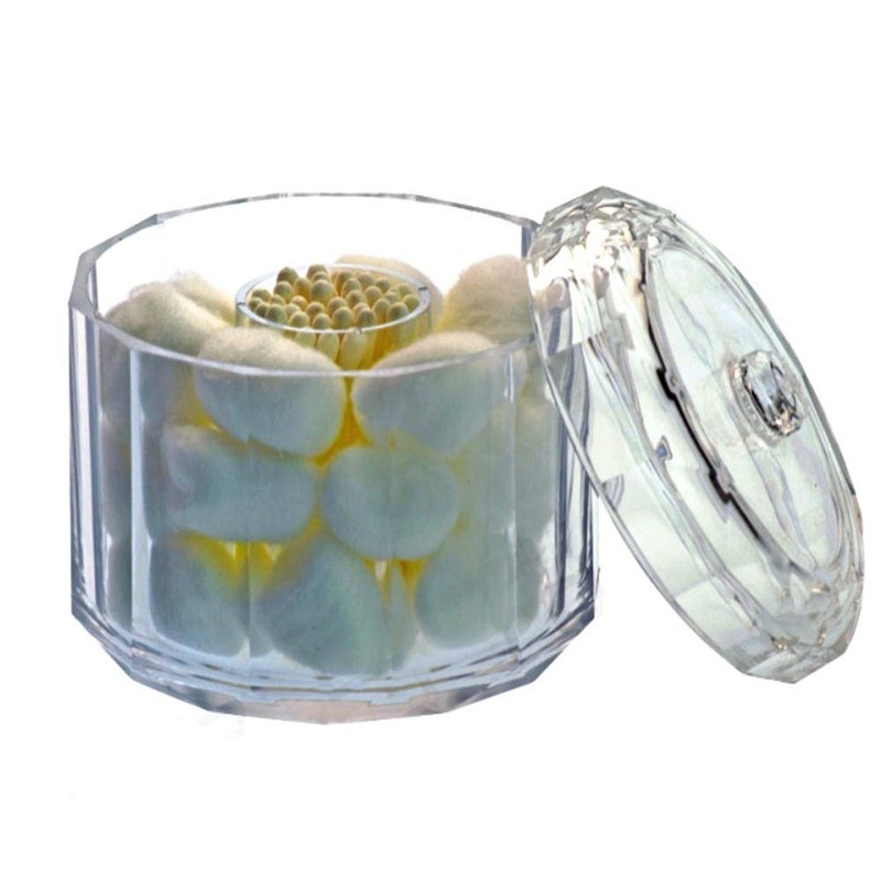 YTBH-08085 Acrylic Candy Bowl with Lid Diameter 14.7 cm x