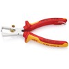 Knipex 11 06 160 T VDE-Tested Chrome Plated Insulation Strippers,