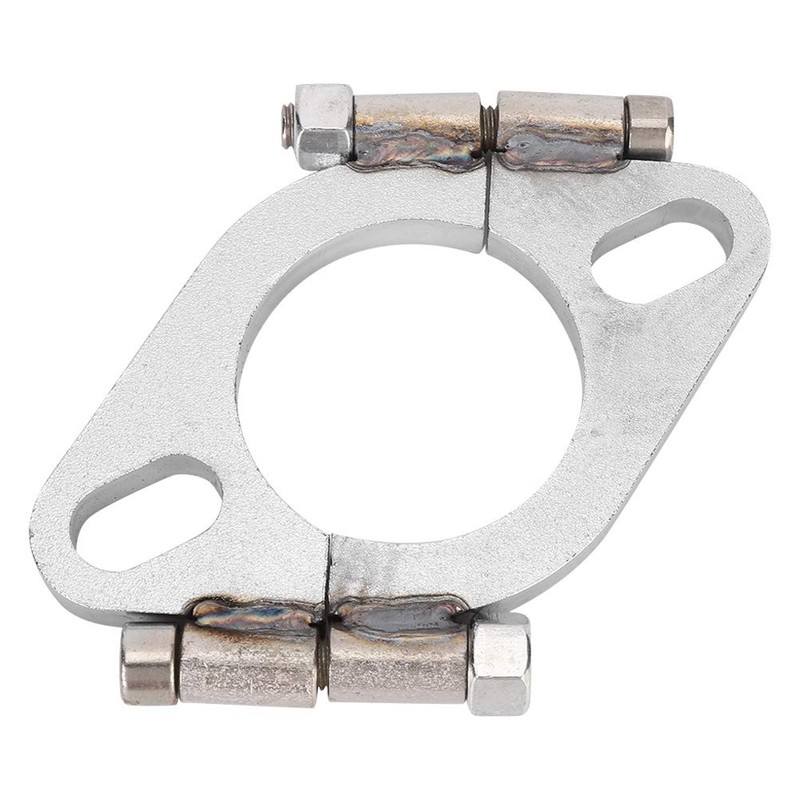 For Replacement Exhaust Flange, 2inch Flat Oval Split Repair Exhaust