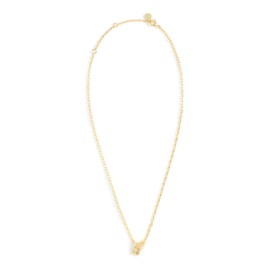 gorjana Women's Heart Padlock Interlocking Necklace, Gold, One Size