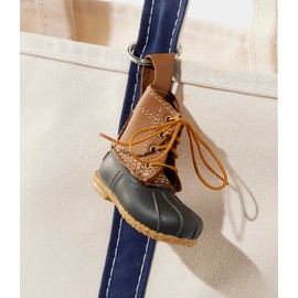 L.L.Bean(エルエルビーン) Keychain【Bean Boots, Slippers, Tote Key Chain】Mini Size Bag Key Charm, Free size
