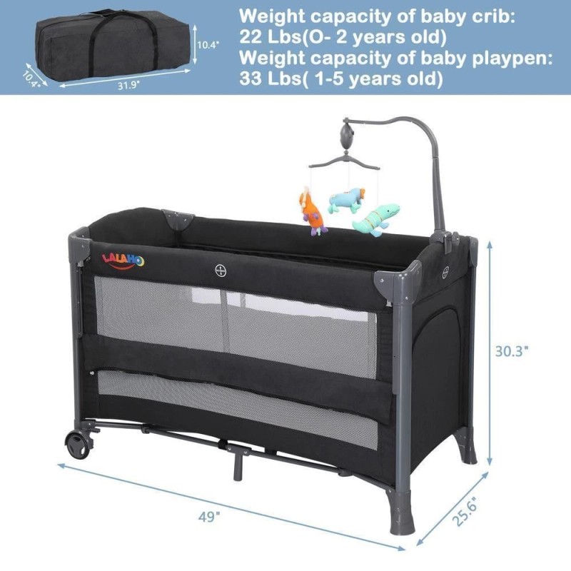 LALAHO Baby Bassinets,Beds