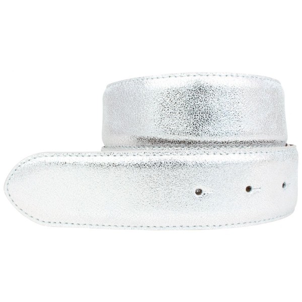 BELTINGER High-Quality Replacement Belt Metal Look without Buckle 4 cm