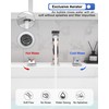 HEYMYTAP Chrome High Flow Roman Tub Faucet Set 3 Hole,