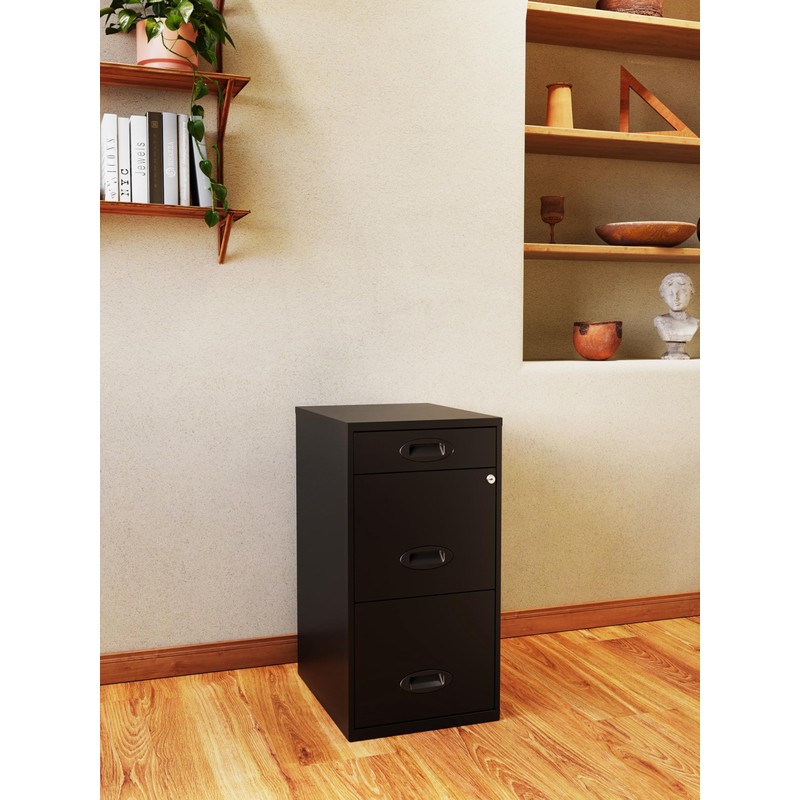 Space Solutions - 3 Drawer Fully Assembled Steel File Cabinet,