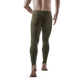 CEP Mens Reflective Tights Dark Green