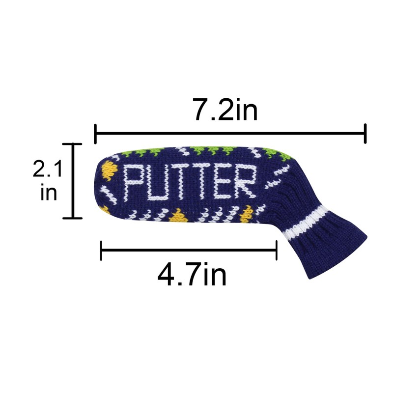 Scott Edward Golf Blade Putter Cover 1 Piece Double Layer