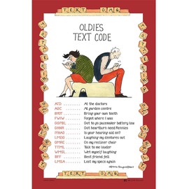 Samuel Lamont Oldies Text Code Cotton Tea Towel, Green
