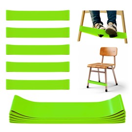 WNSIRVY 5 Pack Chair Bands for Kids with Fidgety Feet, ADHD Tools for Kids, Fidget Chair Bands ADHD Band for Classroom, ADD Sensory Foot Swing for Under Desk for Kids Autism (Green)