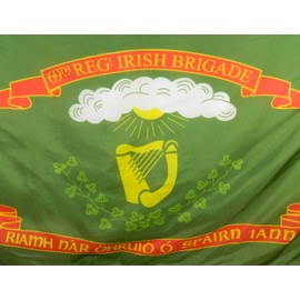 69th Regiment Irish Brigade Historical Outdoor Flag - Durable All-Weather Nylon, Made in USA (3x5')