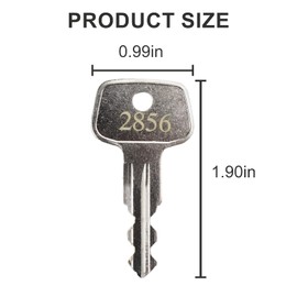 2856 X-Cargo Luggage Roof Keys,X-Cargo Roof Rack Key Karrite Ski Bike xcargo Carrier Skyline Sportrack XL,Replacement Keys for X-Cargo roof Racks(Code 2856-2 Pack)