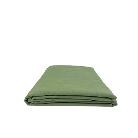 Ger3as Linen Bed Sheet without Rubber 100% Stonewashed Natural Linen Sheet Throw Linen Washed