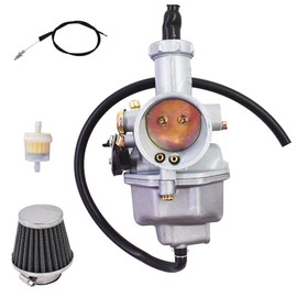 Carburetor with Throttle Cable Air Filter Replacement for Honda CRF100F XR100 XL100S XR200X R200R Carb