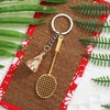 OBEISN Badminton Keyring, Metal Keyring, Unique Gifts For Friendship, Keychain,