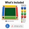 Wooden Shut The Box Dice Game for 4 Players -