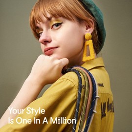 RHINOSHIELD Braided Crossbody Phone Lanyard | Easy to Adjust, Additional loop to hang Airpods, Keys and Card Holders, Durable Strap, Multiple Colors, Made of Recycled Materials - Olive Green