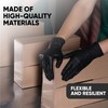 100 x Black Premium Disposable Gloves | Double Thickness |