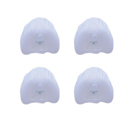 4 Pack N20 Nasal CPAP Mask Liners Compatible N20 Nasal Mask Cushions Silky Comfort Reducing Facial Redness and Pressure Marks for Enhanced Comfort (White, Small)
