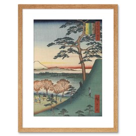 The Art Stop Painting Woodblock Japanese Hiroshi Mount Fuji Japan Framed Print F97X8008