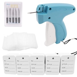 WANGCL 5507 Pieces Clothes Garment Tag Attacher Garment Tag Applicator Machine 2 Inch Standard Plastic Fasteners Barbs Clothing Paper Tag(Green)