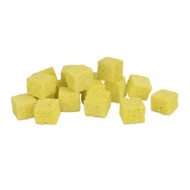 Hygloss Compressed Sponges for Crafts - 100 Pack 1"x 1"x 5/8” Cubes-Shaped Sponges - Expanding Paint Sponge Shapes for Kids - Art Sponges for Painting, DIY Crafts, Sensory Water Play & More - Assorted