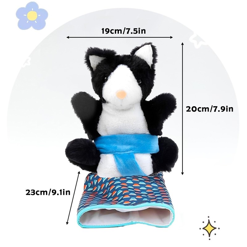 DtgEcd 1Pcs Cat Wrestling Puppet, Interactive Hand Puppets for Cats,