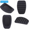 Qiilu Clutch Brake Pedal Rubber Pad Cover