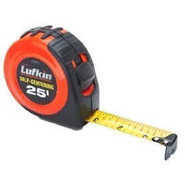 Lufkin Tape Measure Hi-Vis Orange Case, Self-Centering 1 " X 25 '