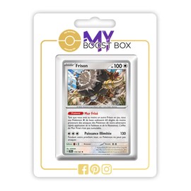 my-booster SV07-FR24-MB-119 Frison (Bisofank) 119/142 Holo or Reverse (Random) -Myboost X, Écarlate et Violet 7 Couronne Stellaire, Box of 10 French Pokémon Cards