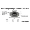 Pro-Graad 5/8-11 Angle Grinder Flange Nut, Hex Flanged Replacement Lock