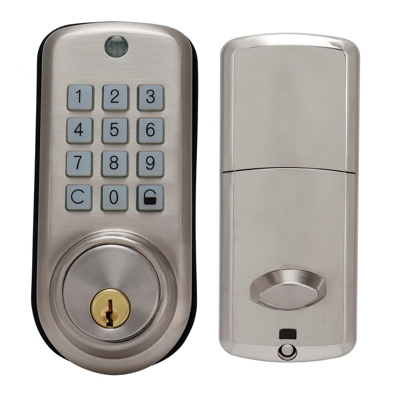 Uadme Coded Lock Mechanical Door Lock Set with Keypad, Combination