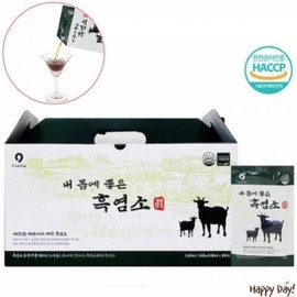 흙염소진액 흑염소즙 흑염소 엑기스 진액 80mlx30포 선물세트 명절 선물 사은품 Black goat essence liquid 80ml x 30 packs gift set holiday gift promotional item