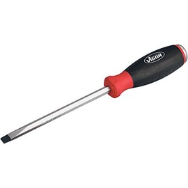 Vigor Screwdriver with Impact Cap Slot-Head Profile ∙ Width: 1.6 x 10 ∙ Total Length: 295 mm Pack of 1 V5043