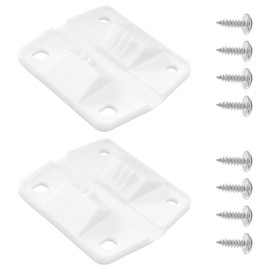OSVJE 2 Pack Replacement Cooler Hinges, Plastic Hinges with Screws Set, Compatible with Camping Coolers for Camping/Outdoor Enthusiasts