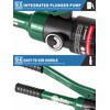 UTZIKO Hydraulic Crimping Tool - 12T Crimping Force, 9 Pairs
