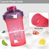 XTKS Shaker Bottle,400ml Small Protein Shaker Bottle with Mixing Ball,